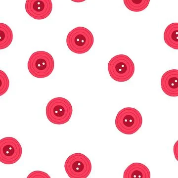 Pattern circle sewing button cartoon vector Ilustración de archivo