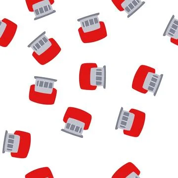 Pattern circle stamp cartoon vector Illustrazione stock