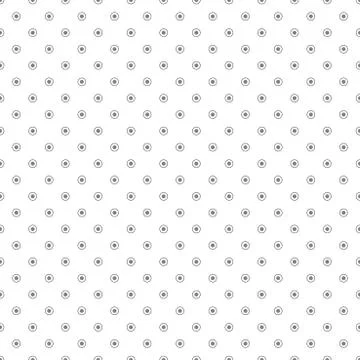 Pattern with circles and dots - seamless. Иллюстрация