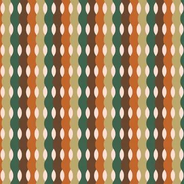 A pattern of circles and squares in various colors Stock Illustration