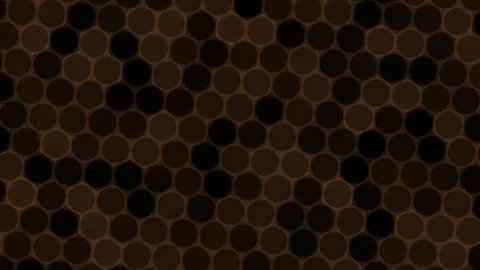 Pattern of circles on a brown background in a simple design Stock Footage 339091755