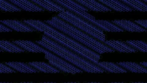 Pattern of circles on a dark background with diagonal lines Stock Footage 332911107