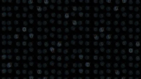 Pattern of circles on a dark background in motion Stock Footage 339503409