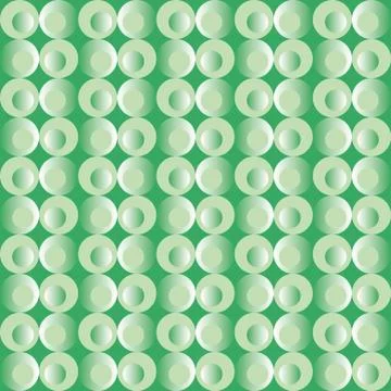 Pattern with circles in various shades of green brilliant effect Stock Illustration