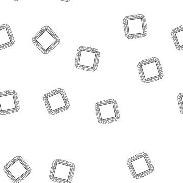 Pattern circuitry microchip frame cartoon vector Illustrazione stock