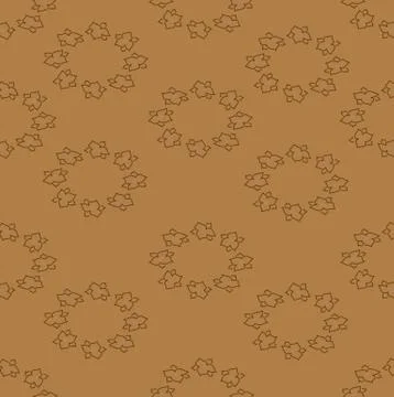 The pattern of circular shapes Stock Illustration