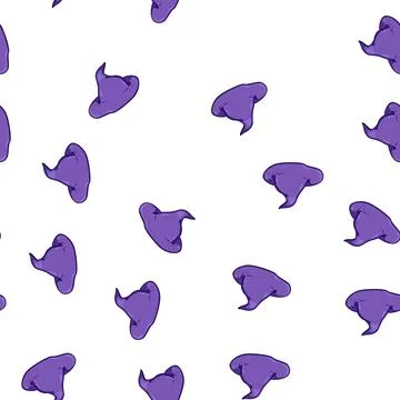 Pattern circus magician hat cartoon vector イラスト素材