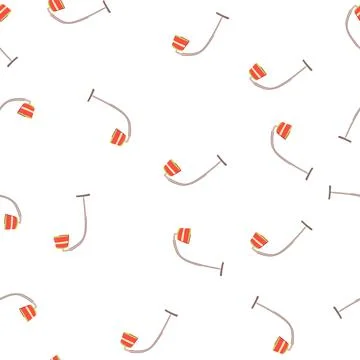 Pattern classic torchere cartoon vector Illustrazione stock