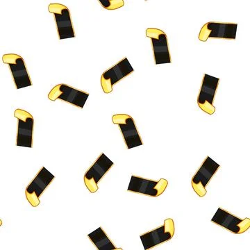 Pattern classy sticker golden luxury cartoon vector イラスト素材