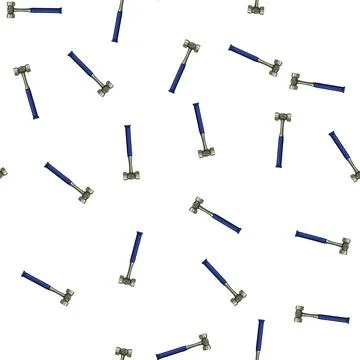 Pattern claw hammer tool cartoon vector Illustrazione stock