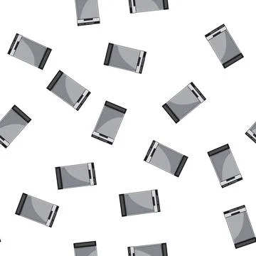 Pattern clean dishwasher kitchen cartoon vector Stock Illustration
