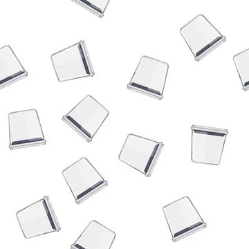 Pattern clean glass container cartoon vector 스톡 일러스트