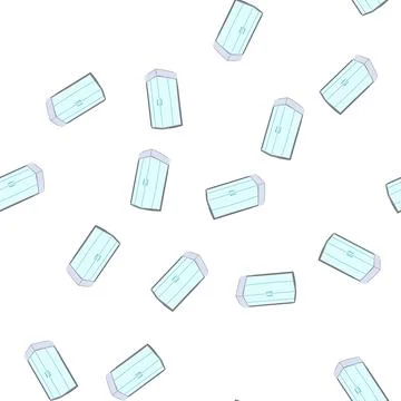 Pattern clean shower cabin cartoon vector Illustrazione stock