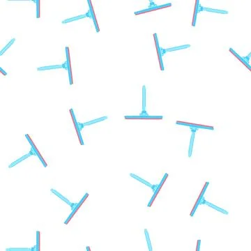 Pattern clean squeegee glass cartoon vector Stock Illustration