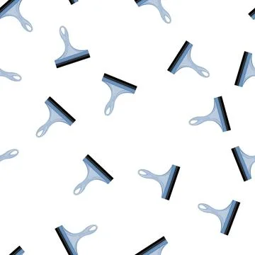 Pattern clean squeegee glass color icon vector Stock Illustration