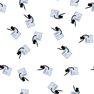 Pattern clean steam cleaner cartoon vector イラスト素材