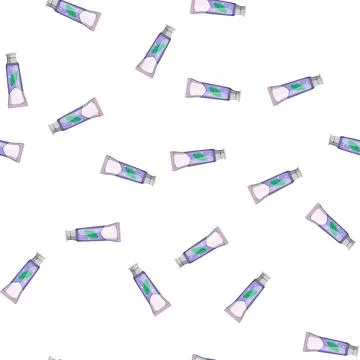 Pattern clean toothpaste cartoon vector sign color Stockillustratie