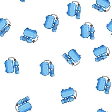 Pattern clean water pump cartoon vector Stock Illustration
