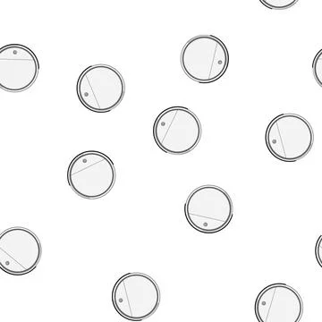 Pattern cleaning robot vacuum cleaner cartoon vector Stock Illustration