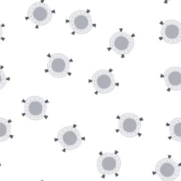 Pattern cleaning robot vacuum cleaner cartoon vector Stock Illustration