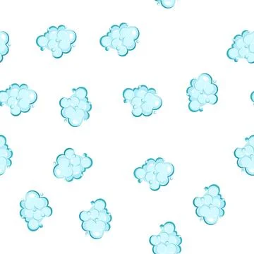 Pattern cleanse shampoo foam cartoon vector Stock Illustration