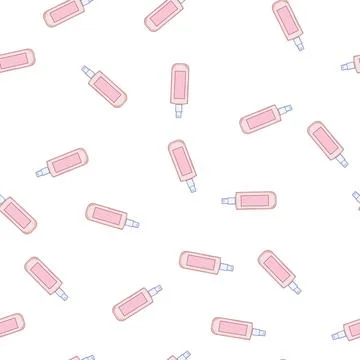 Pattern cleansing face toner cartoon vector 스톡 일러스트