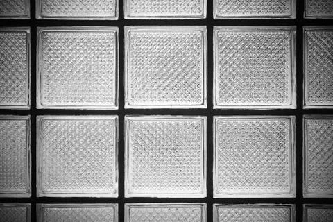 Pattern of clear white Glass wall surface texture, Backgrounds Illustrazione stock
