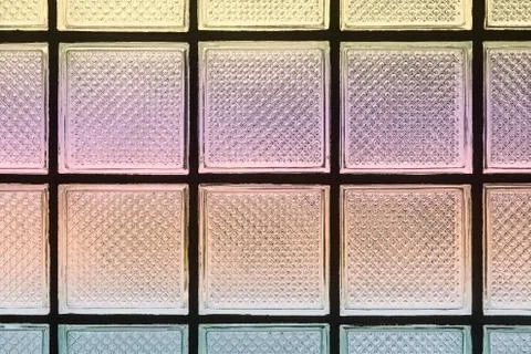 Pattern of clear white Glass wall surface texture, Backgrounds Stock Illustration