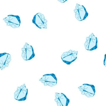Pattern climate ice crack cartoon vector Stock Illustration