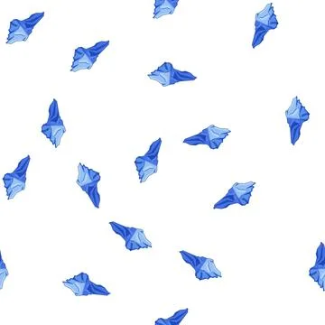 Pattern climate iceberg cartoon vector Illustrazione stock