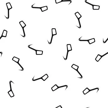 Pattern climb piolet ice tool cartoon vector Illustrazione stock