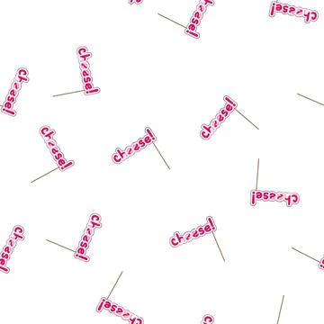 Pattern clip photo booth prop cartoon vector Stockillustratie