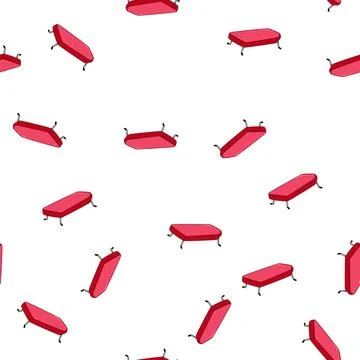 Pattern cloth ironing board cartoon vector Stock Illustration