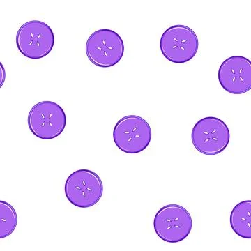 Pattern cloth sewing button cartoon vector Stock Illustration