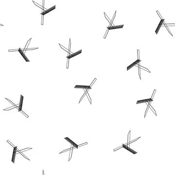 Pattern clothing clothes drying rack cartoon vector Stock Illustration