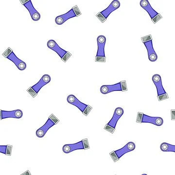Pattern cloud digital bookmark cartoon vector Stockillustratie