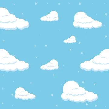 Pattern of clouds and sky イラスト素材