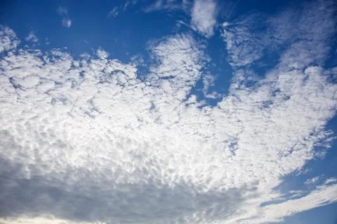 Pattern of clouds in the sky Stock Photos