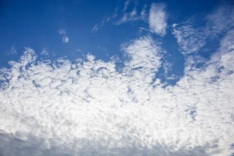 Pattern of clouds in the sky Stock Photos