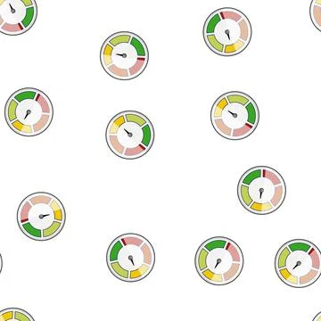 Pattern cluster speedometer cartoon vector 스톡 일러스트