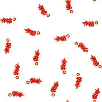 Pattern cny chinese firecracker cartoon vector Stock Illustration