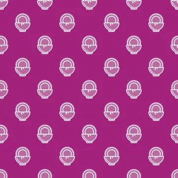 Pattern with coconut and milk for cosmetics. Illustrazione stock