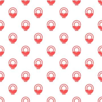 Pattern with coconut and milk for cosmetics. Stock Illustration