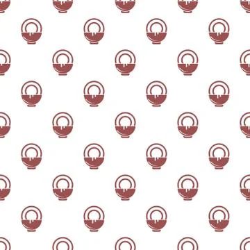 Pattern with coconut and milk for cosmetics. Stock Illustration