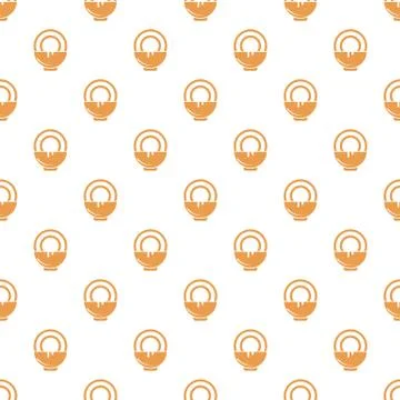 Pattern with coconut and milk for cosmetics. Stock Illustration