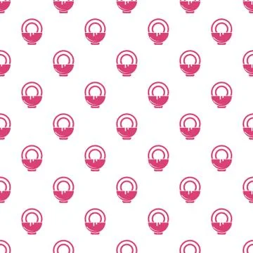 Pattern with coconut and milk for cosmetics. Stock Illustration