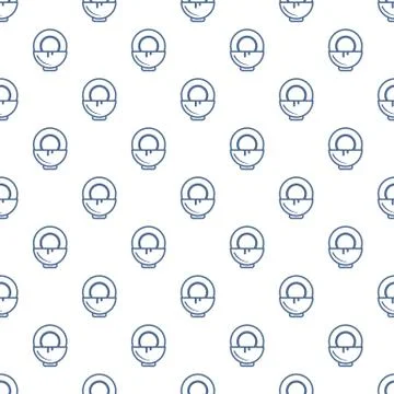 Pattern with coconut and milk for cosmetics. Illustrazione stock