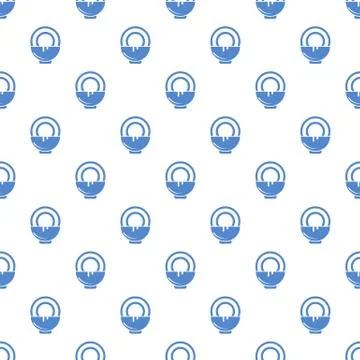 Pattern with coconut and milk for cosmetics. Stock Illustration