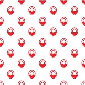 Pattern with coconut and milk for cosmetics. Illustrazione stock