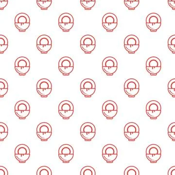 Pattern with coconut and milk for cosmetics. Illustrazione stock